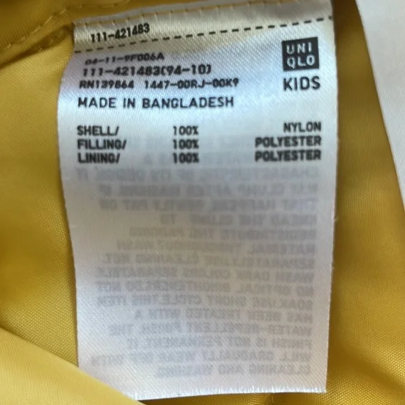 Uniqlo Toddler 3/4 Warm Padded Washable Parka - Picture 2 of 4